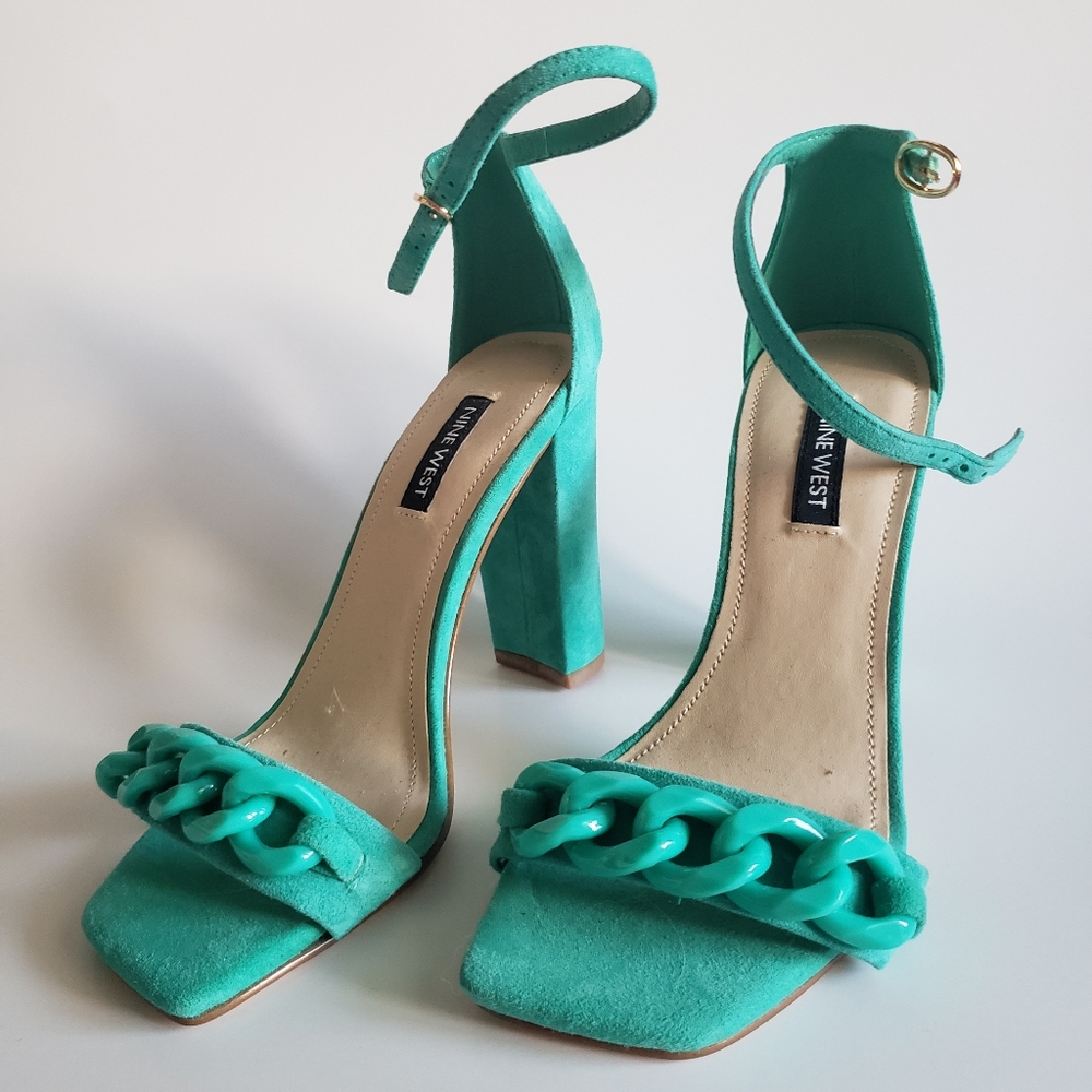 Brand new turquoise heels